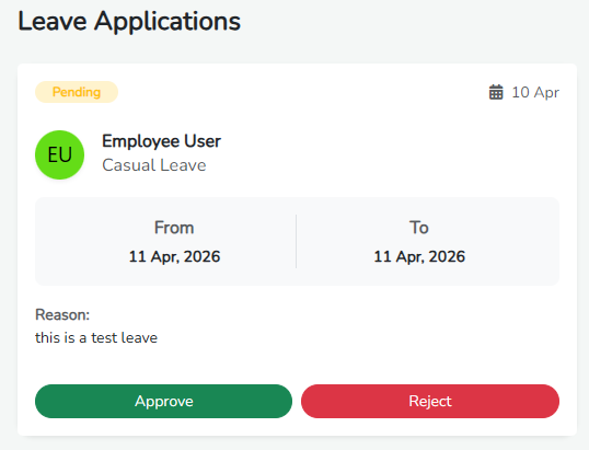 Leave Management